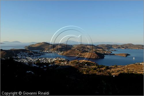 GRECIA - GREECE - Isole del Dodecaneso - Dodecanese Islands - Isola di Patmos - vista dalla Hora