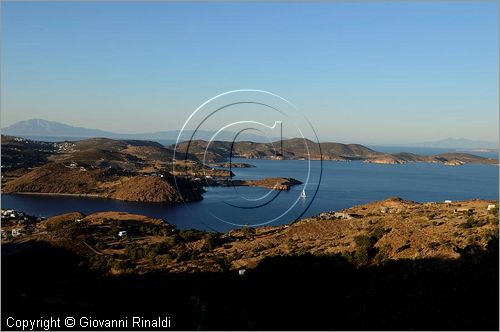 GRECIA - GREECE - Isole del Dodecaneso - Dodecanese Islands - Isola di Patmos - vista dalla Hora