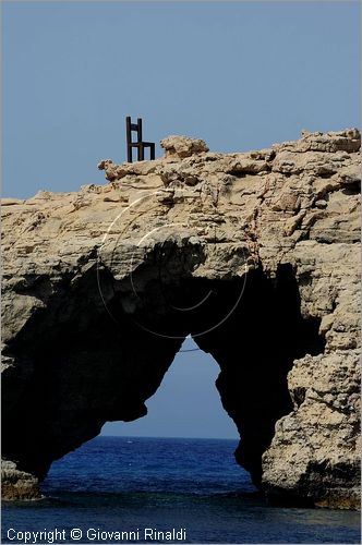 GRECIA - GREECE - Isola di Gavdos (Mar Libico a sud di Creta) - costa sud - Capo Tripiti (il posto pi a sud d'europa)