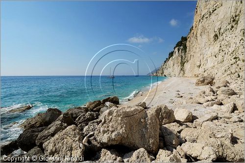 GRECIA - GREECE - Isole Ionie - Ionian Islans - Lefkada (Lefkas - Levkas) costa occidentale tra Porto Katsiki e Egremni