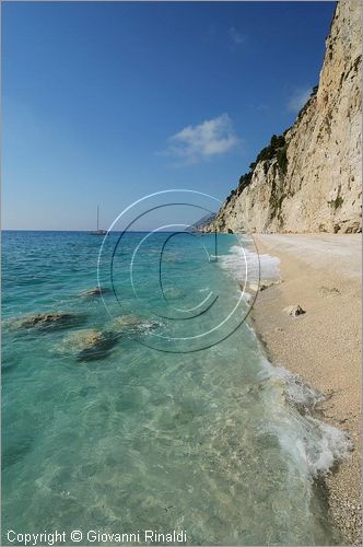 GRECIA - GREECE - Isole Ionie - Ionian Islans - Lefkada (Lefkas - Levkas) costa occidentale tra Porto Katsiki e Egremni