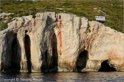 GRECIA - GREECE - Isole Ionie - Ionian Islans - Zacinto Zakynthos - costa nord presso le grotte