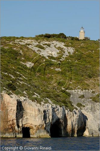 GRECIA - GREECE - Isole Ionie - Ionian Islans - Zacinto Zakynthos - costa nord presso le grotte