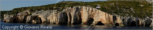 GRECIA - GREECE - Isole Ionie - Ionian Islans - Zacinto Zakynthos - costa nord presso le grotte