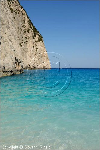 GRECIA - GREECE - Isole Ionie - Ionian Islans - Zacinto Zakynthos - costa occidentale - Spiaggia del relitto (Navagio Beach)