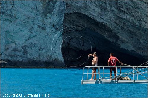 GRECIA - GREECE - Isole Ionie - Ionian Islans - Zacinto Zakynthos - costa occidentale - Spiaggia del relitto (Navagio Beach)