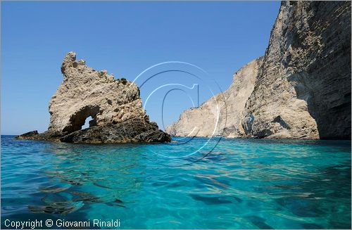 GRECIA - GREECE - Isole Ionie - Ionian Islans - Zacinto Zakynthos - costa occidentale presso Piemonari Cape