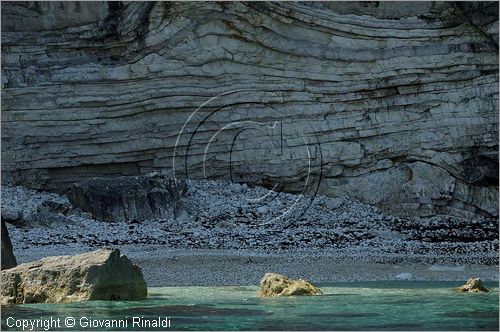 GRECIA - GREECE - Isole Ionie - Ionian Islans - Antipaxos (Antipaxi) - costa nord occidentale tra Capo Katovrika e Capo Stamateli