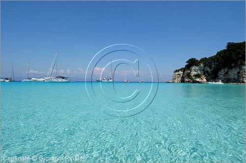 GRECIA - GREECE - Isole Ionie - Ionian Islans - Antipaxos (Antipaxi) - costa nord orientale - Voutoumi