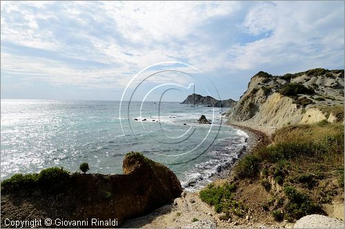 GRECIA - GREECE - Isole Ionie - Ionian Islans - Erikoussa - la costa ovest subito a nord di Ak Katergo