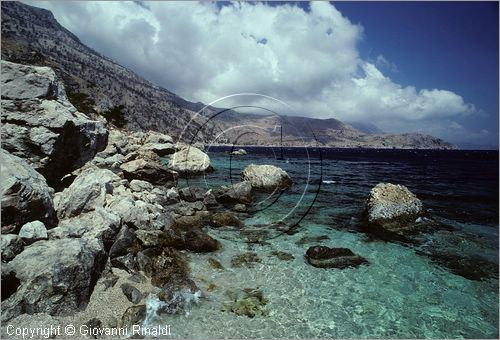 GREECE (Dodecanese) Karpathos Island - GRECIA (Dodecanneso) Isola di Scarpanto - la spiaggia di Apella sulla costa orientale