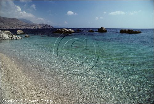 GREECE (Dodecanese) Karpathos Island - GRECIA (Dodecanneso) Isola di Scarpanto - la spiaggia di Apella sulla costa orientale