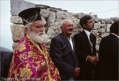 GREECE (Dodecanese) Karpathos Island - GRECIA (Dodecanneso) Isola di Scarpanto - Olimbos - antico paese arroccato sul crinale ed isolato a nord dell'isola - una festa religiosa tradizionale