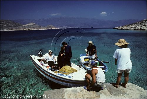 GREECE - (Dodecanese Island) - GRECIA (Dodecanneso) - ISOLA DI KASTELLORIZO (Megisti) - la piccola isola di San Giorgio di fronte a Mandraki