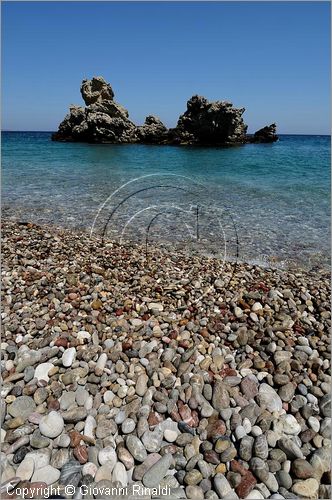 GRECIA - GREECE - Ionio Meridionale - Isola di Kithera (Kithira Citera) - costa sudest - Kaladi beach