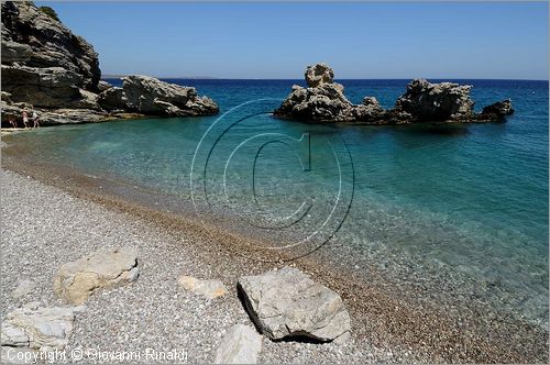 GRECIA - GREECE - Ionio Meridionale - Isola di Kithera (Kithira Citera) - costa sudest - Kaladi beach