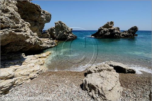 GRECIA - GREECE - Ionio Meridionale - Isola di Kithera (Kithira Citera) - costa sudest - Kaladi beach