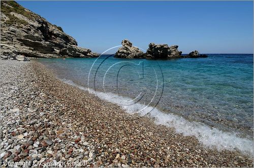 GRECIA - GREECE - Ionio Meridionale - Isola di Kithera (Kithira Citera) - costa sudest - Kaladi beach