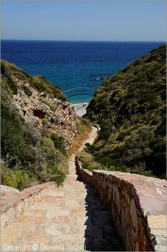 GRECIA - GREECE - Ionio Meridionale - Isola di Kithera (Kithira Citera) - costa sudest - Kaladi beach