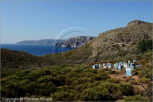 GRECIA - GREECE - Ionio Meridionale - Isola di Kithera (Kithira Citera) - costa ovest - Fanokopio Bay presso Mylopotamos