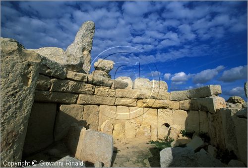 MALTA - MALTA ISLAND - Hagar Qui, sito archeologico con templi megalitici (3000 - 2500 a.C.)