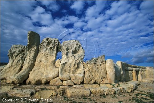 MALTA - MALTA ISLAND - Hagar Qui, sito archeologico con templi megalitici (3000 - 2500 a.C.)