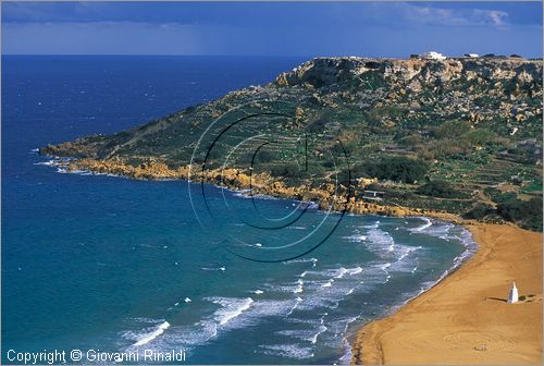 MALTA - GOZO ISLAND - la costa settentrionale presso Xaghra - Ramla Bay