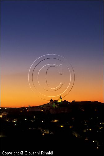 MALTA - GOZO ISLAND - Victoria (Rabat) - veduta al tramonto