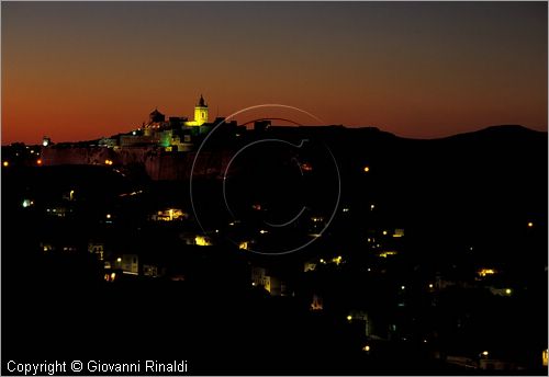 MALTA - GOZO ISLAND - Victoria (Rabat) - veduta al tramonto