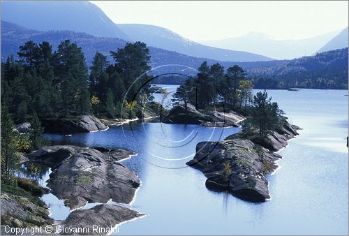 NORWAY - NORVEGIA - panorama sulla strada tra Bognes e Fauske