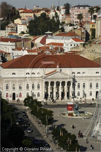 PORTUGAL - LISBON - LISBOA - PORTOGALLO - LISBONA - veduta del Rossio dal Bairro Alto