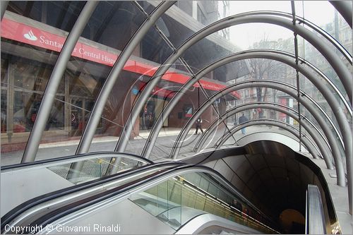 SPAIN - Cantabria - Pais Vasco (Paesi Baschi) - Bilbao - la moderna metropolitana progettata dall'architetto inglese Norman Foster