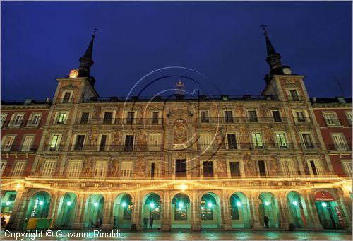 SPAIN - SPAGNA - MADRID - Plaza Mayor durante il natale