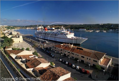 SPAIN - BALEARES MENORCA (Balearic - Minorca island) - MAHON - veduta del porto