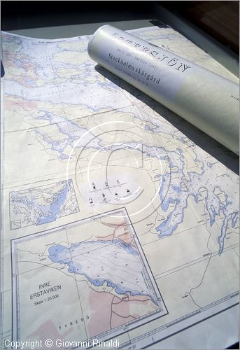 SWEDEN - Skargardens - SVEZIA - Arcipelago di Stoccolma - Fagelbro - carte nautiche