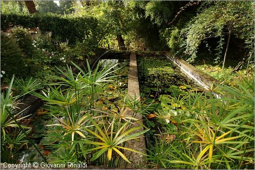 ITALY - MARTA (VT) - Giardino della Cannara - ricavato dai coniugi Mirella e Massimo Faggiani intorno alla loro casa, un'antica peschiera sul fiume Marta forse di origine etrusca.