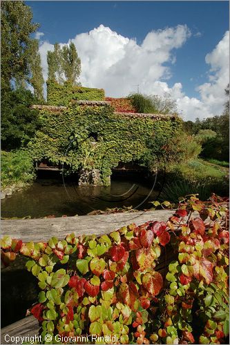 ITALY - MARTA (VT) - Giardino della Cannara - ricavato dai coniugi Mirella e Massimo Faggiani intorno alla loro casa, un'antica peschiera sul fiume Marta forse di origine etrusca.