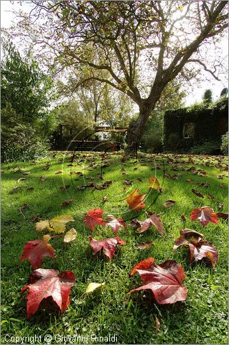 ITALY - MARTA (VT) - Giardino della Cannara - ricavato dai coniugi Mirella e Massimo Faggiani intorno alla loro casa, un'antica peschiera sul fiume Marta forse di origine etrusca.