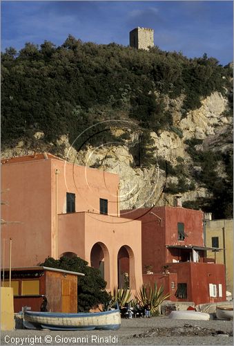 ITALY - LIGURIA - VARIGOTTI (SV) - tipico borgo sulla spiaggia del Ponente Ligure