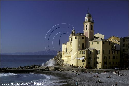 ITALY - LIGURIA - CAMOGLI (GE) - veduta della Basilica di Santa Maria Assunta