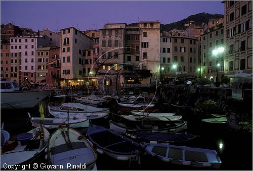 ITALY - LIGURIA - CAMOGLI (GE) - veduta notturna del Porticciolo