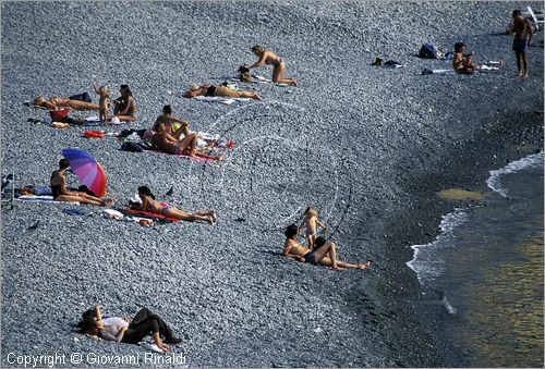 ITALY - LIGURIA - CAMOGLI (GE) - la spiaggia