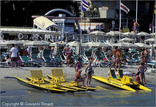 ITALY - LIGURIA - DIANO MARIMA (IM) - veduta della spiaggia