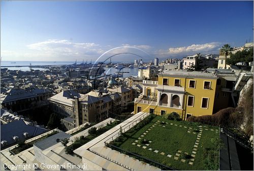 ITALY - LIGURIA - GENOVA - veduta panoramica del porto dal Castelletto