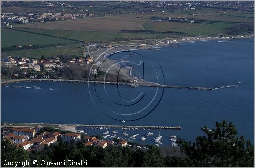 ITALY - LIGURIA - FOCE DEL FIUME MAGRA (SP) - veduta da Montemarcello tra Bocca di Magra e Fiumaretta di Ameglia