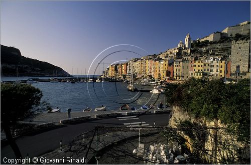 ITALY - LIGURIA - PORTOVENERE (SP) - veduta panoramica della palazzata policroma della Calata Doria