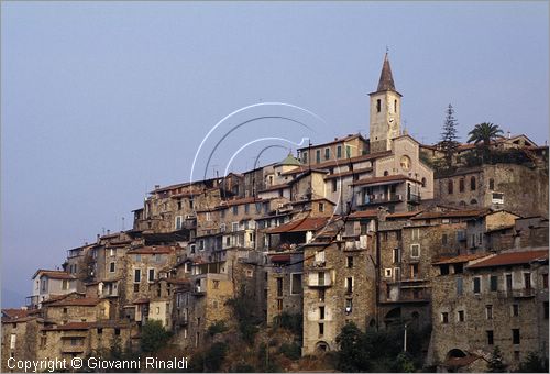 ITALY - LIGURIA - APRICALE (IM) - veduta del borgo