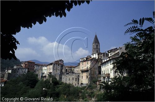 ITALY - LIGURIA - PIGNA (IM) - veduta del borgo