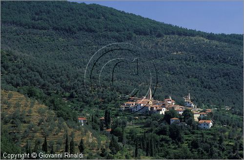 ITALY - LIGURIA - VILLA SAN SEBASTIANO (IM) - veduta del borgo