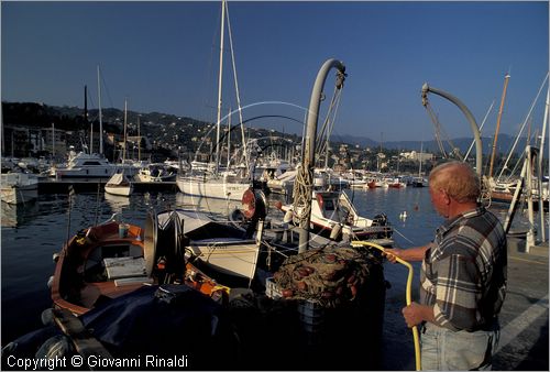 ITALY - LIGURIA - SANTA MARGHERITA LIGURE (GE) - il porto dei pescatori